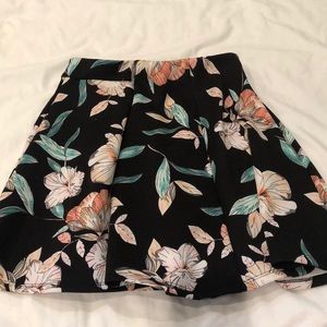Floral skater skirt